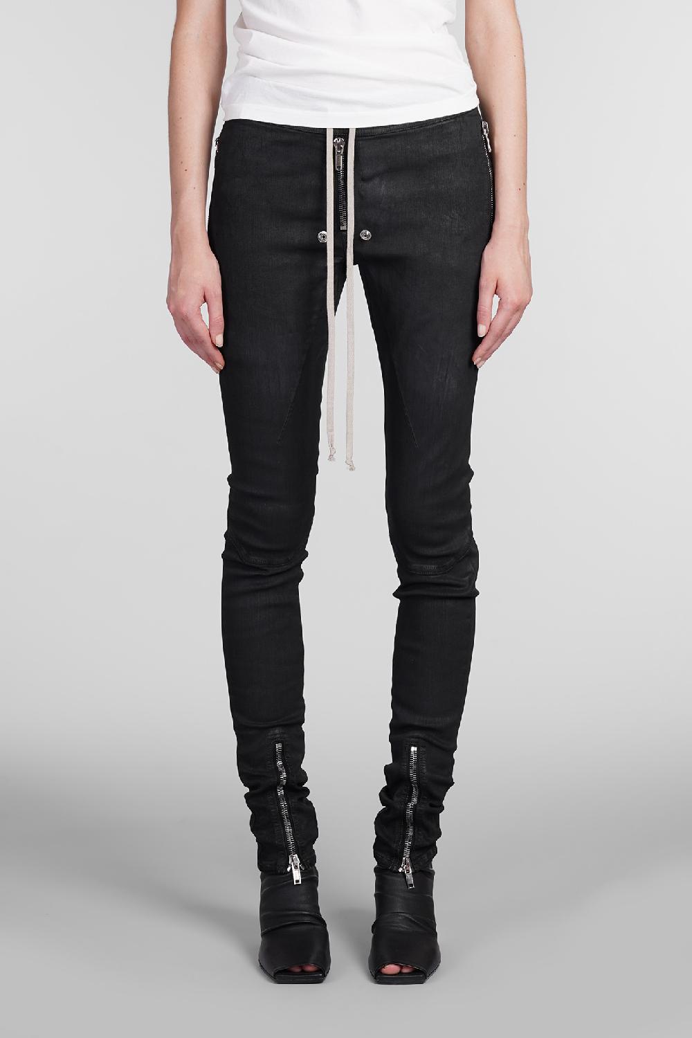 Deliberti Rick Owens DRKSHDW Pantalone gary legging in cotone nero cod. 403028 - Deliberti The Luxury Shopping