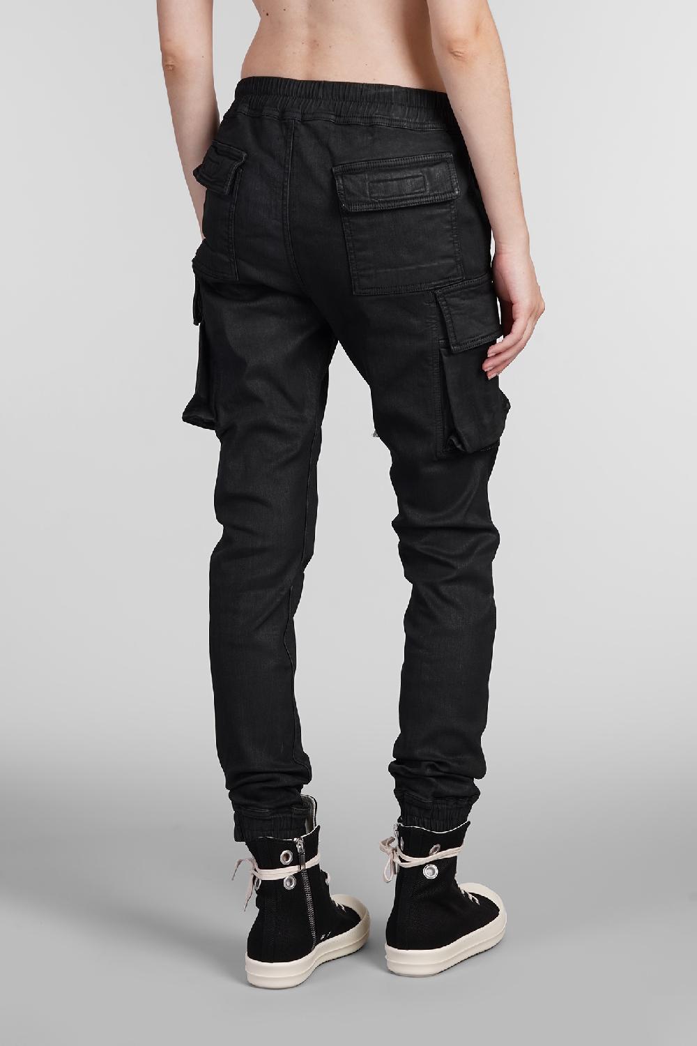 Deliberti Rick Owens DRKSHDW Pantalone Mastodon Cut In Cotone Nero Cod. 404065 - Deliberti The Luxury Shopping