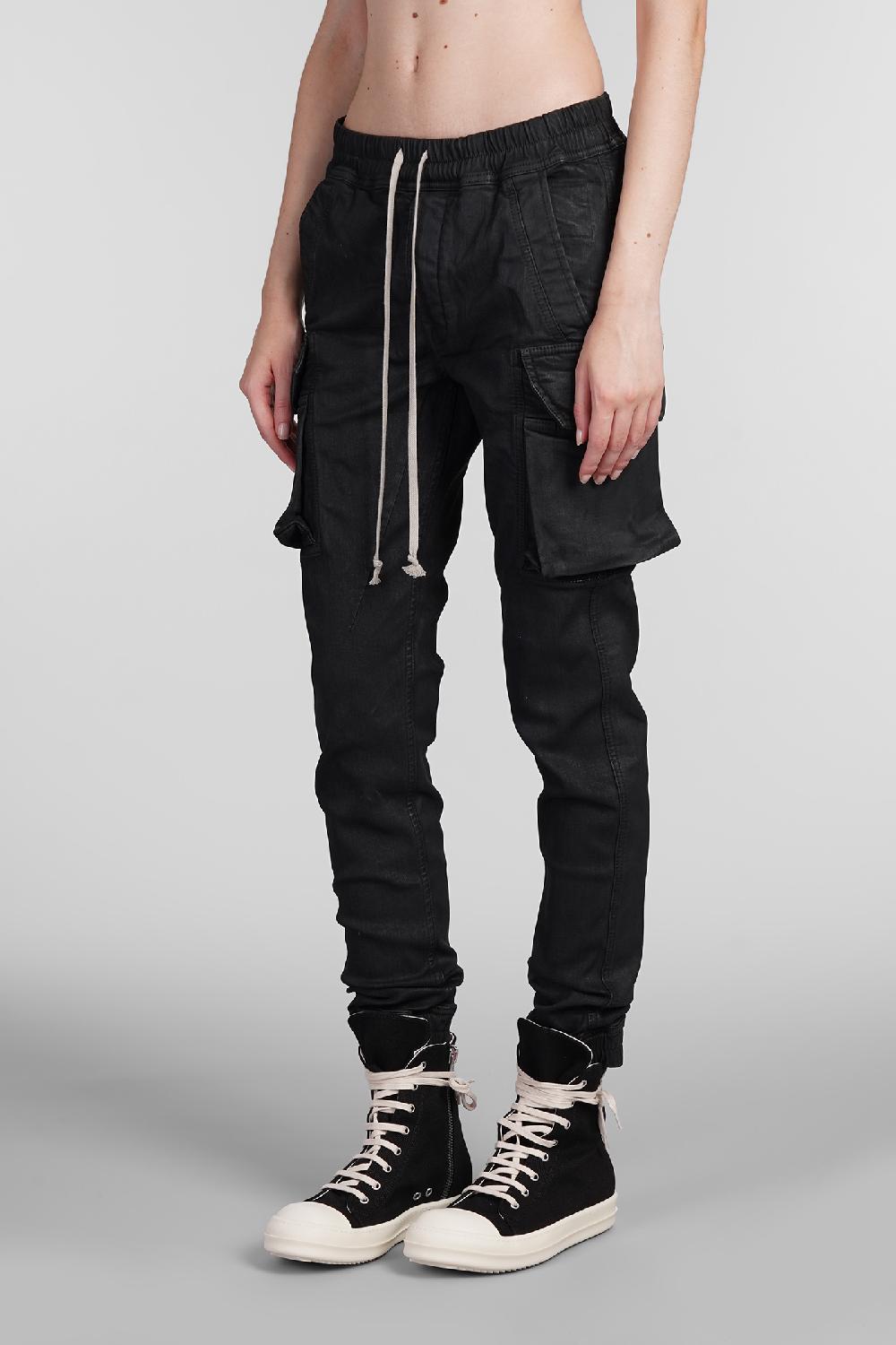 Deliberti Rick Owens DRKSHDW Pantalone Mastodon Cut In Cotone Nero Cod. 404065 - Deliberti The Luxury Shopping
