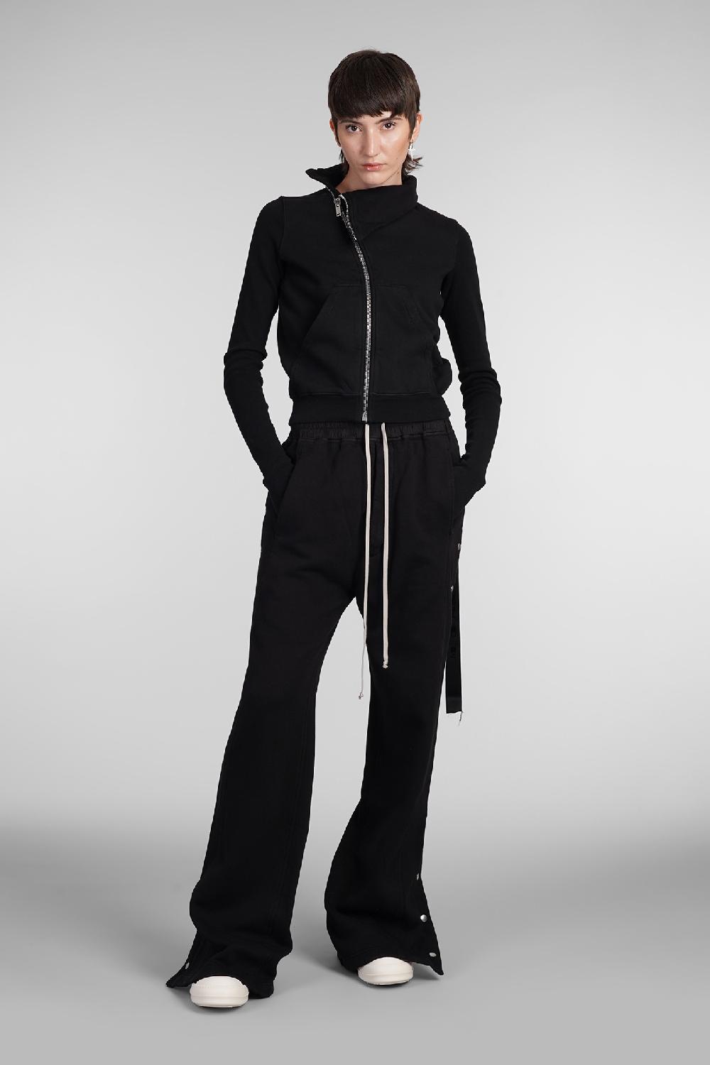 Deliberti Rick Owens DRKSHDW Pantalone Pusher Pants In Cotone Nero Cod. 383484 - Deliberti The Luxury Shopping