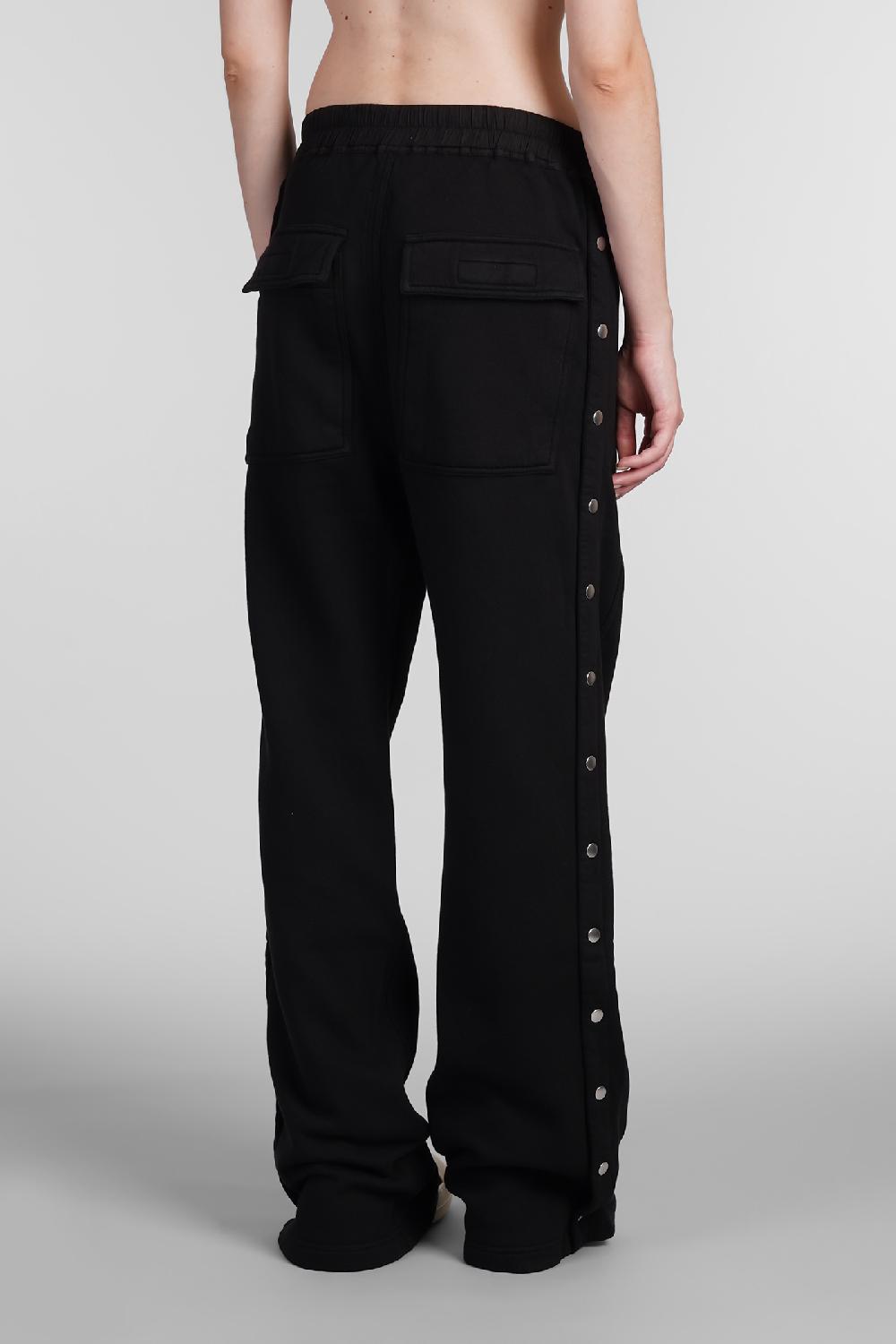 Deliberti Rick Owens DRKSHDW Pantalone Pusher Pants In Cotone Nero Cod. 383484 - Deliberti The Luxury Shopping