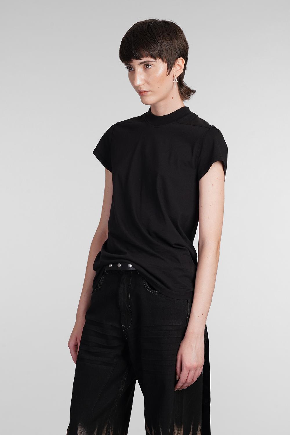 Deliberti Rick Owens DRKSHDW T-shirt Small Level T In Cotone Nero Cod. 403022 - Deliberti The Luxury Shopping