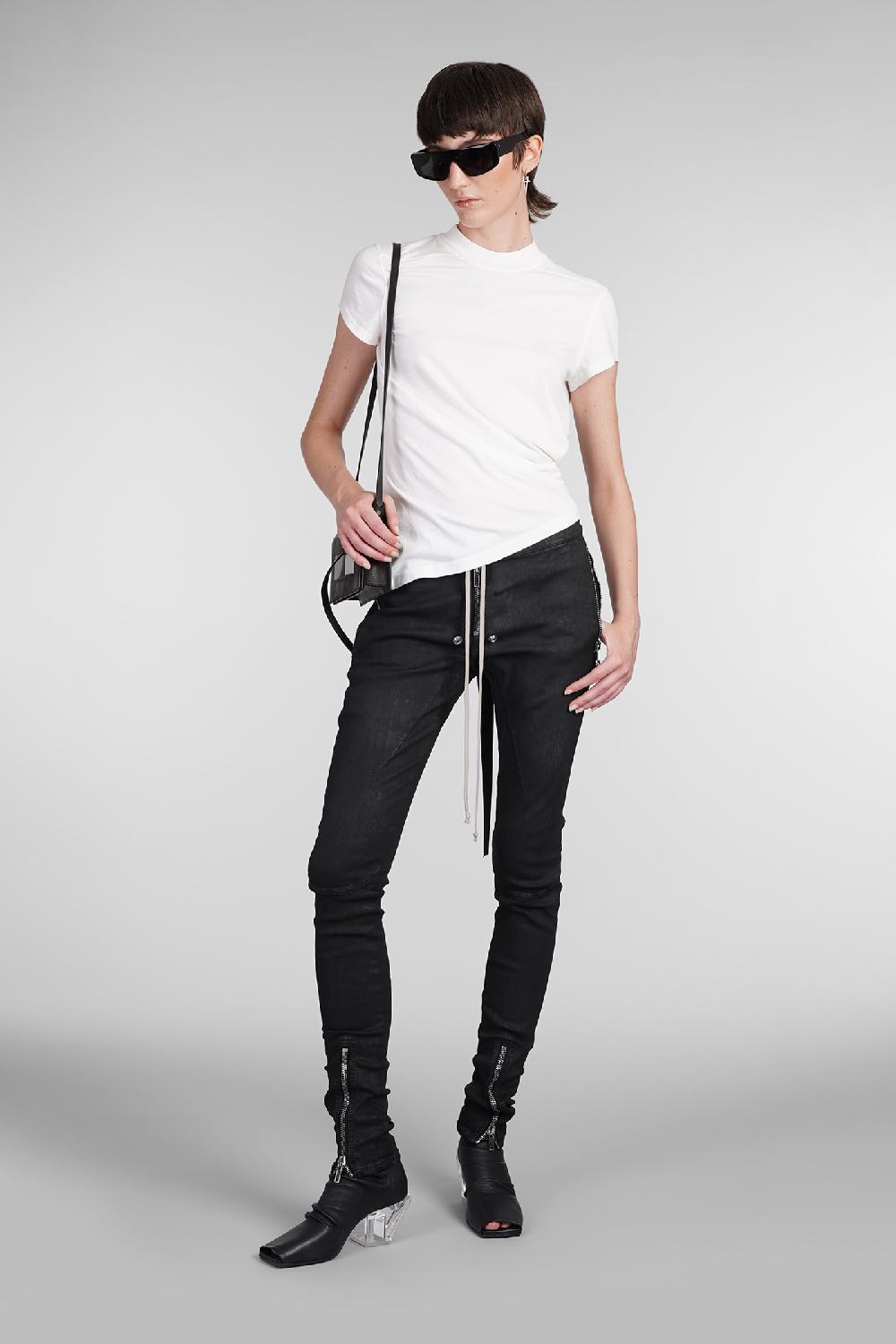 Deliberti Rick Owens DRKSHDW T-shirt Small Level T In Cotone Bianco Cod. 403023 - Deliberti The Luxury Shopping