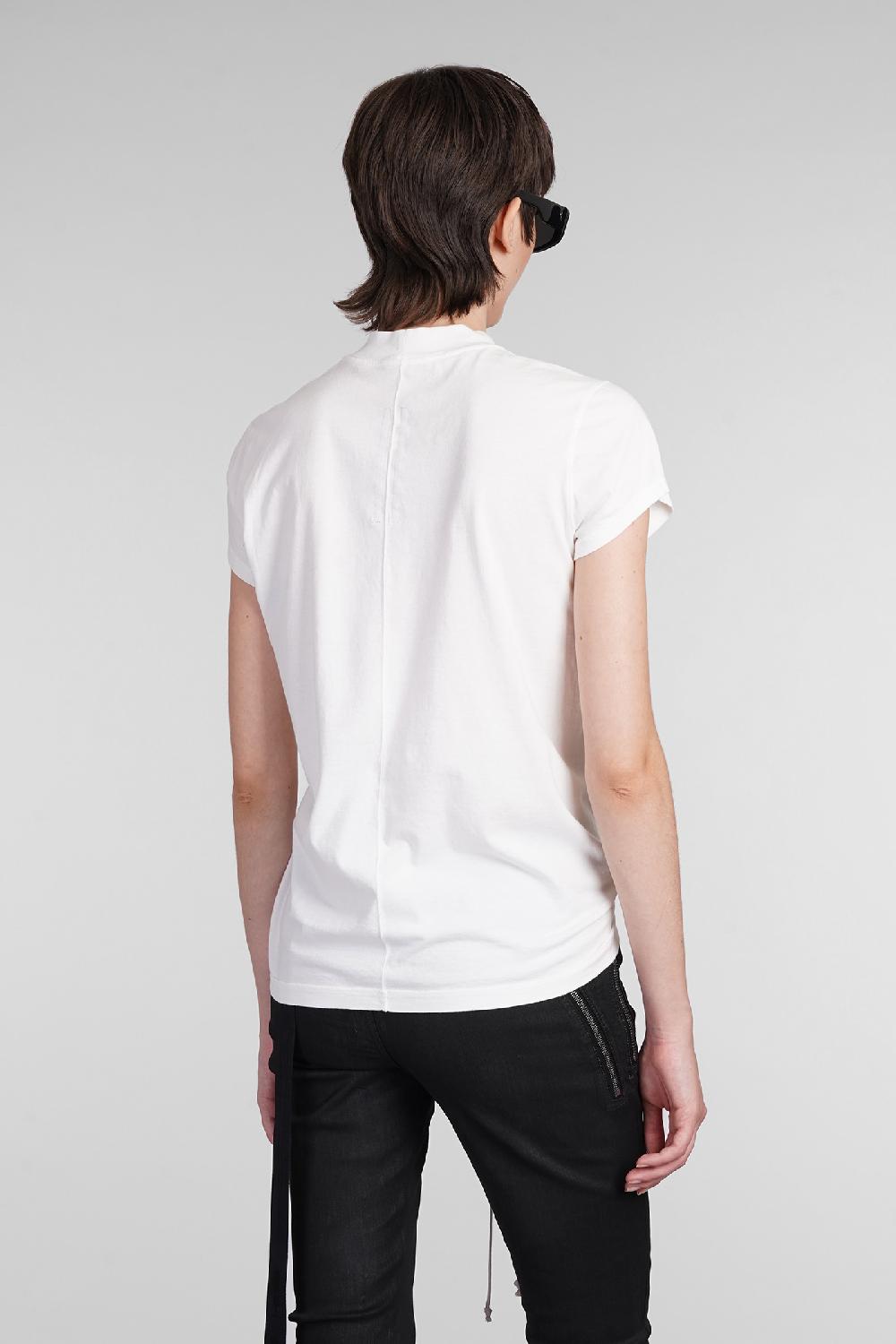 Deliberti Rick Owens DRKSHDW T-shirt Small Level T In Cotone Bianco Cod. 403023 - Deliberti The Luxury Shopping
