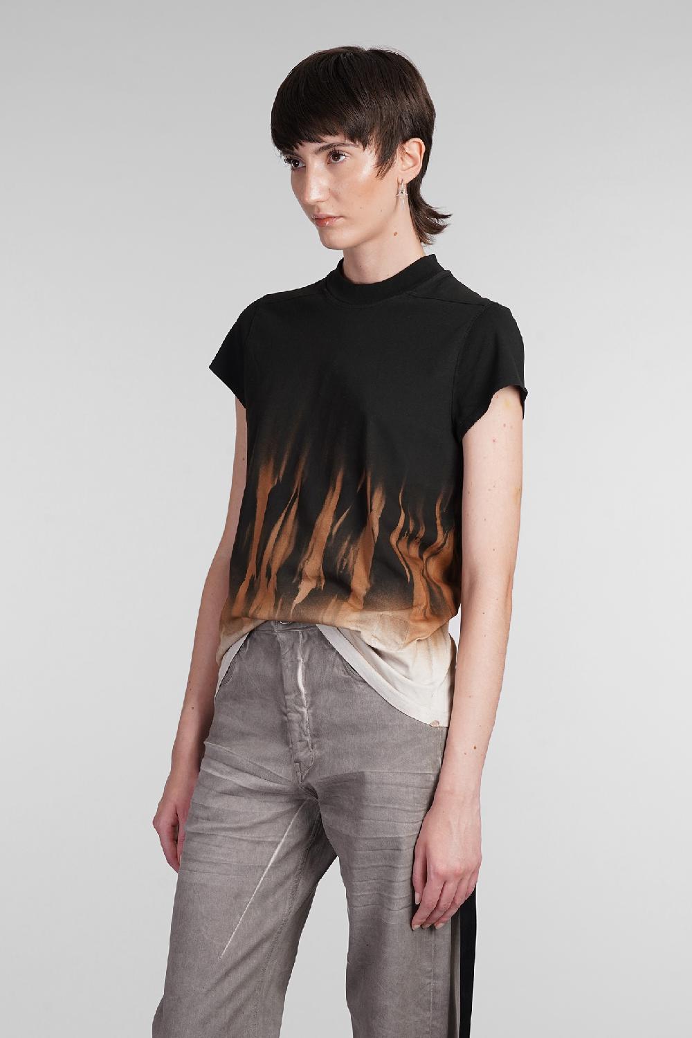 Deliberti Rick Owens DRKSHDW T-shirt Small Level T In Cotone Nero Cod. 403024 - Deliberti The Luxury Shopping