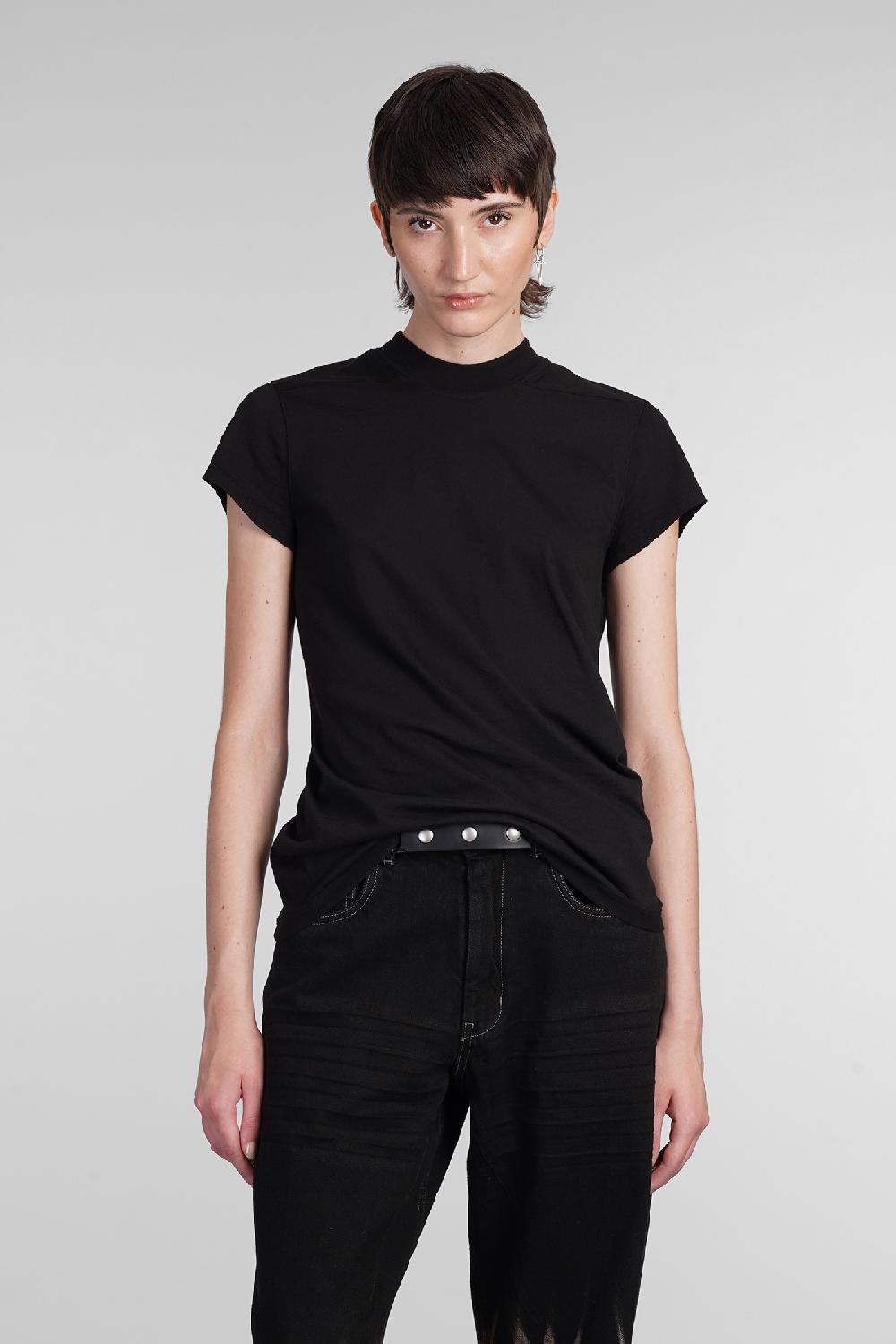 Deliberti Rick Owens DRKSHDW T-shirt small level t in cotone nero cod. 403022 - Deliberti The Luxury Shopping