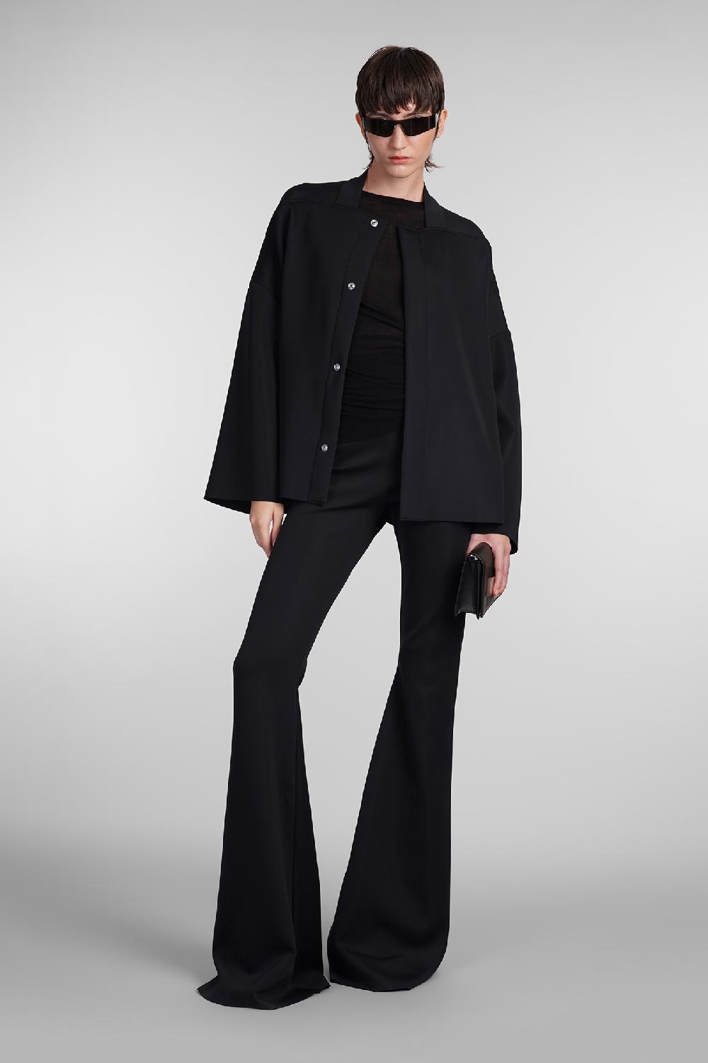 Deliberti Rick Owens Lilies Giacca Casual Sail Jkt In Poliestere Nero Cod. 407310 - Deliberti The Luxury Shopping