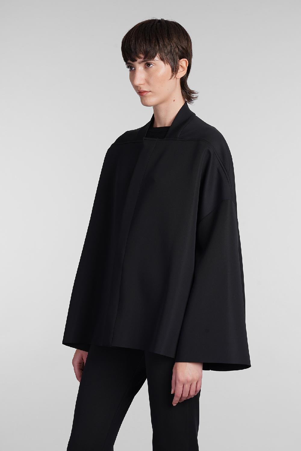 Deliberti Rick Owens Lilies Giacca Casual Sail Jkt In Poliestere Nero Cod. 407310 - Deliberti The Luxury Shopping
