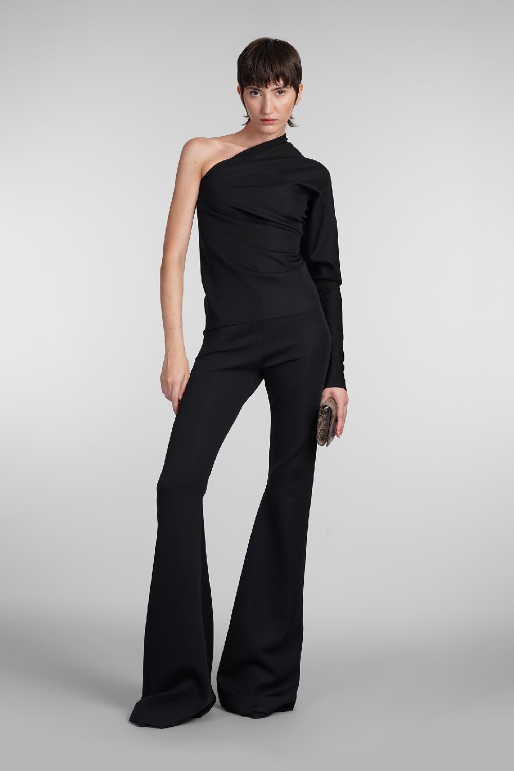 Deliberti Rick Owens Lilies Pantalone Dirt Bolan In Poliestere Nero Cod. 407306 - Deliberti The Luxury Shopping