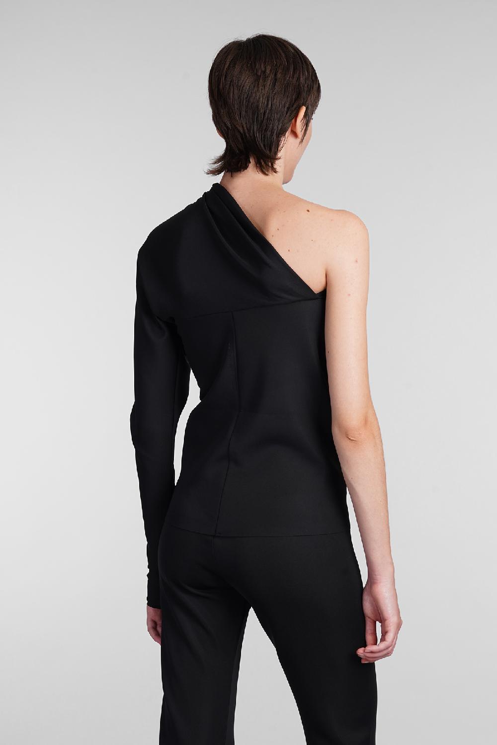 Deliberti Rick Owens Lilies Topwear Diana Top In Poliestere Nero Cod. 407304 - Deliberti The Luxury Shopping
