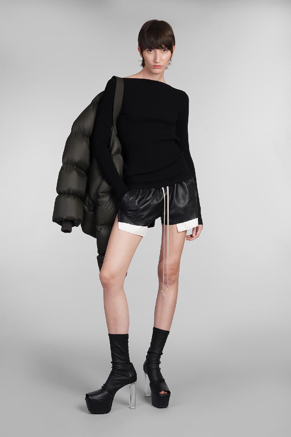 Deliberti Rick Owens Maglia Al Top In Viscosa Nera Cod. 402150 - Deliberti The Luxury Shopping