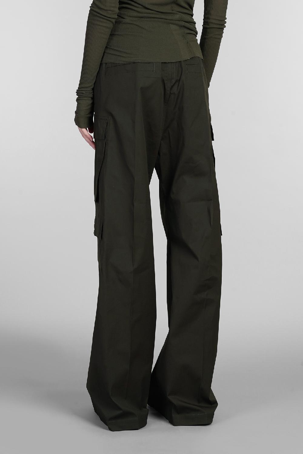 Deliberti Rick Owens Pantalone Cargobelas In Cotone Verde Cod. 402989 - Deliberti The Luxury Shopping