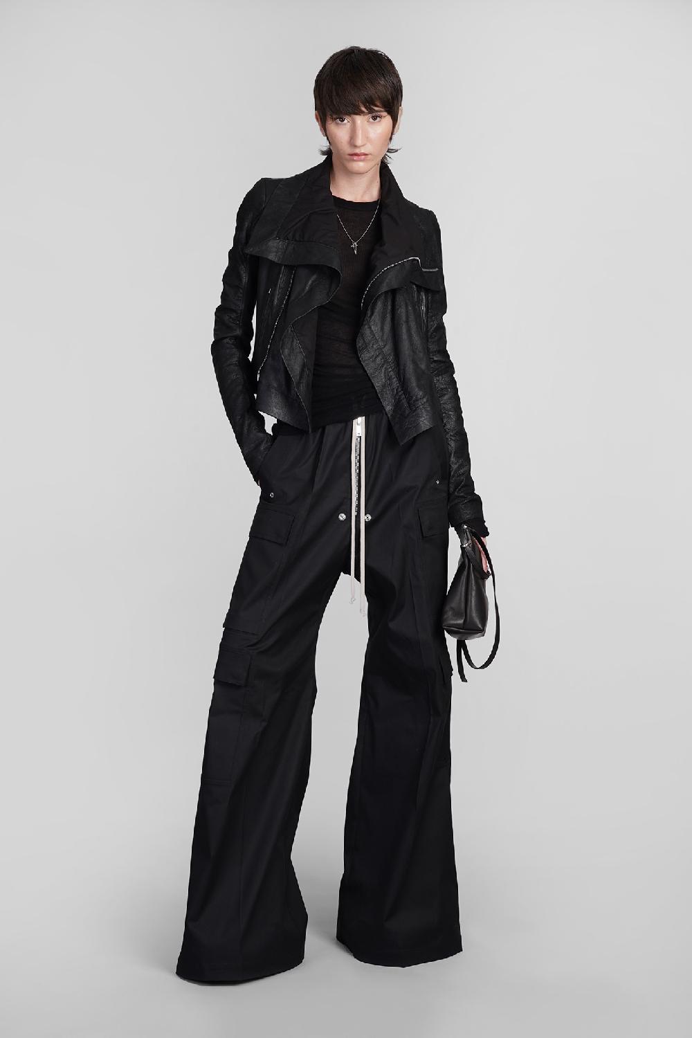 Deliberti Rick Owens Pantalone Cargobelas Pant In Cotone Nero Cod. 402136 - Deliberti The Luxury Shopping