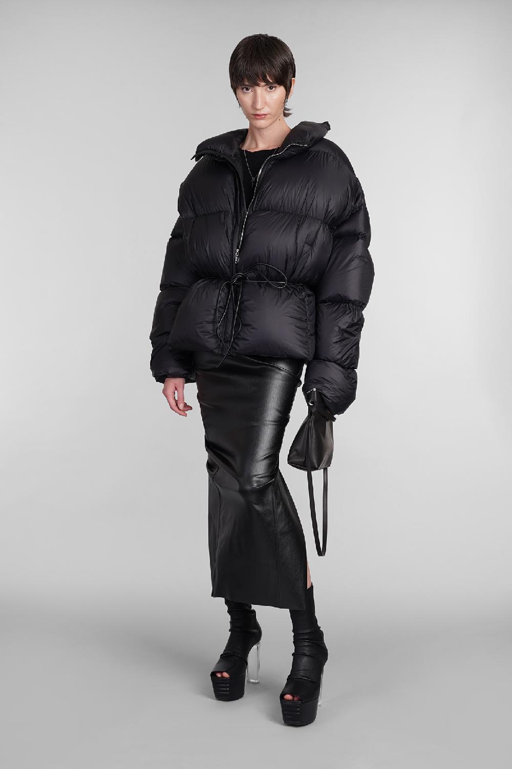 Deliberti Rick Owens Piumino Sail Duvet In Poliammide Nera Cod. 402155 - Deliberti The Luxury Shopping