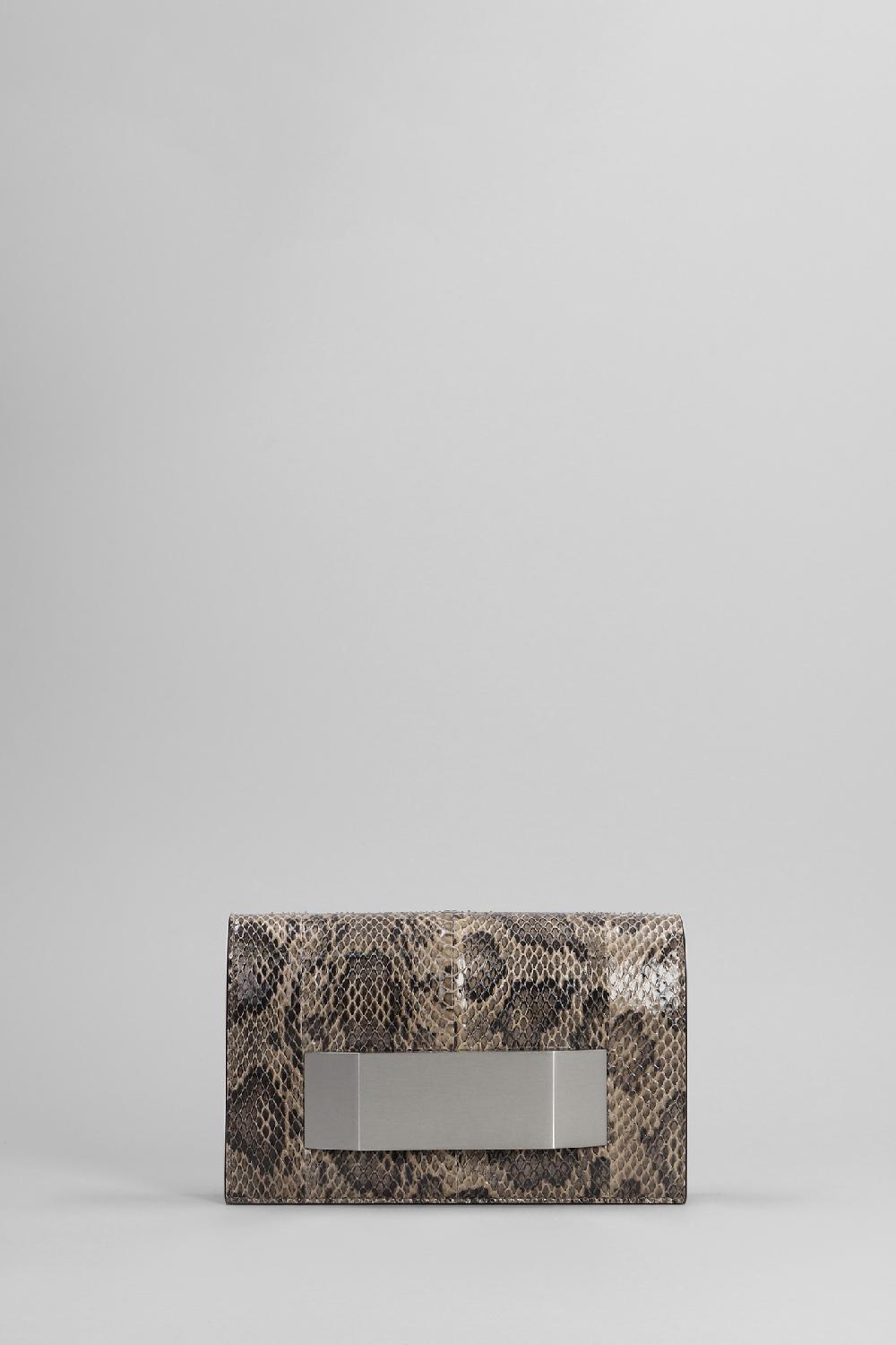 Deliberti Rick Owens Pochette clutch in pelle beige cod. 402219 - Deliberti The Luxury Shopping