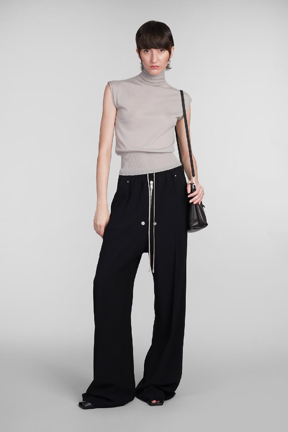 Deliberti Rick Owens Topwear Sl Turtle In Lana Grigia Cod. 402146 - Deliberti The Luxury Shopping