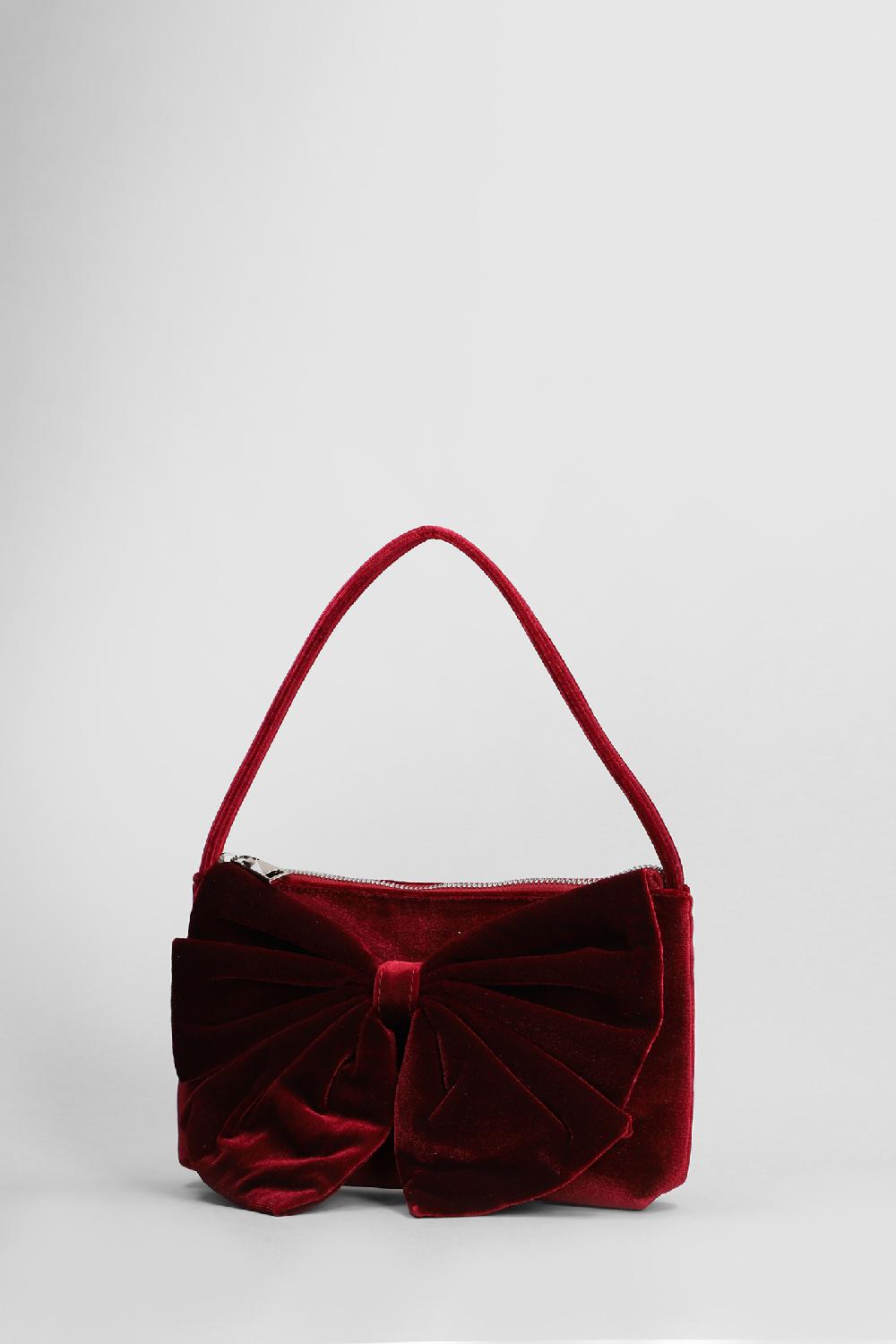 Deliberti Saint Barth Mc2 Borsa A Spalla Nana In Poliestere Bordeaux Cod. 408946 - Deliberti The Luxury Shopping