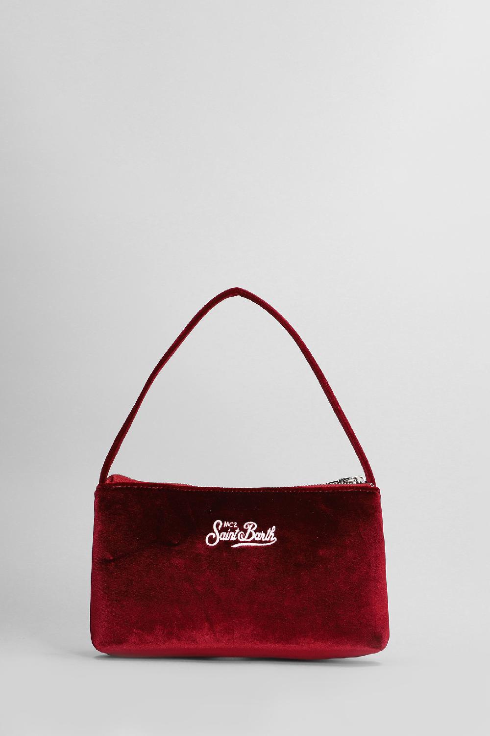 Deliberti Saint Barth Mc2 Borsa A Spalla Nana In Poliestere Bordeaux Cod. 408946 - Deliberti The Luxury Shopping