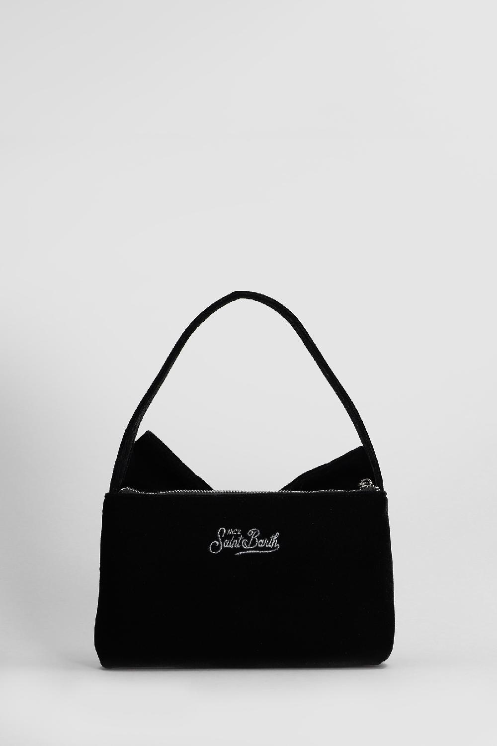Deliberti Saint Barth Mc2 Borsa A Spalla Nana In Poliestere Nero Cod. 408947 - Deliberti The Luxury Shopping
