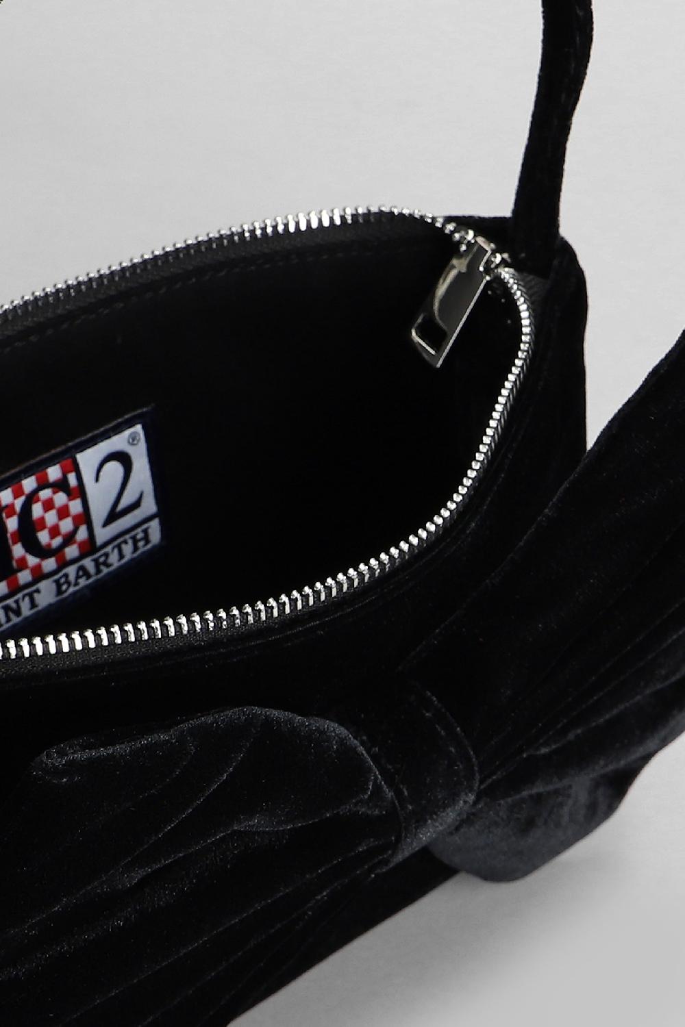 Deliberti Saint Barth Mc2 Borsa A Spalla Nana In Poliestere Nero Cod. 408947 - Deliberti The Luxury Shopping