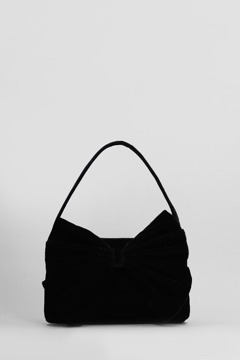 Deliberti Saint Barth Mc2 Borsa a spalla nana in poliestere nero cod. 408947 - Deliberti The Luxury Shopping