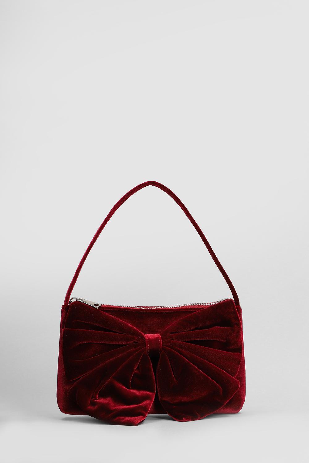 Deliberti Saint Barth Mc2 Borsa a spalla nana in poliestere bordeaux cod. 408946 - Deliberti The Luxury Shopping