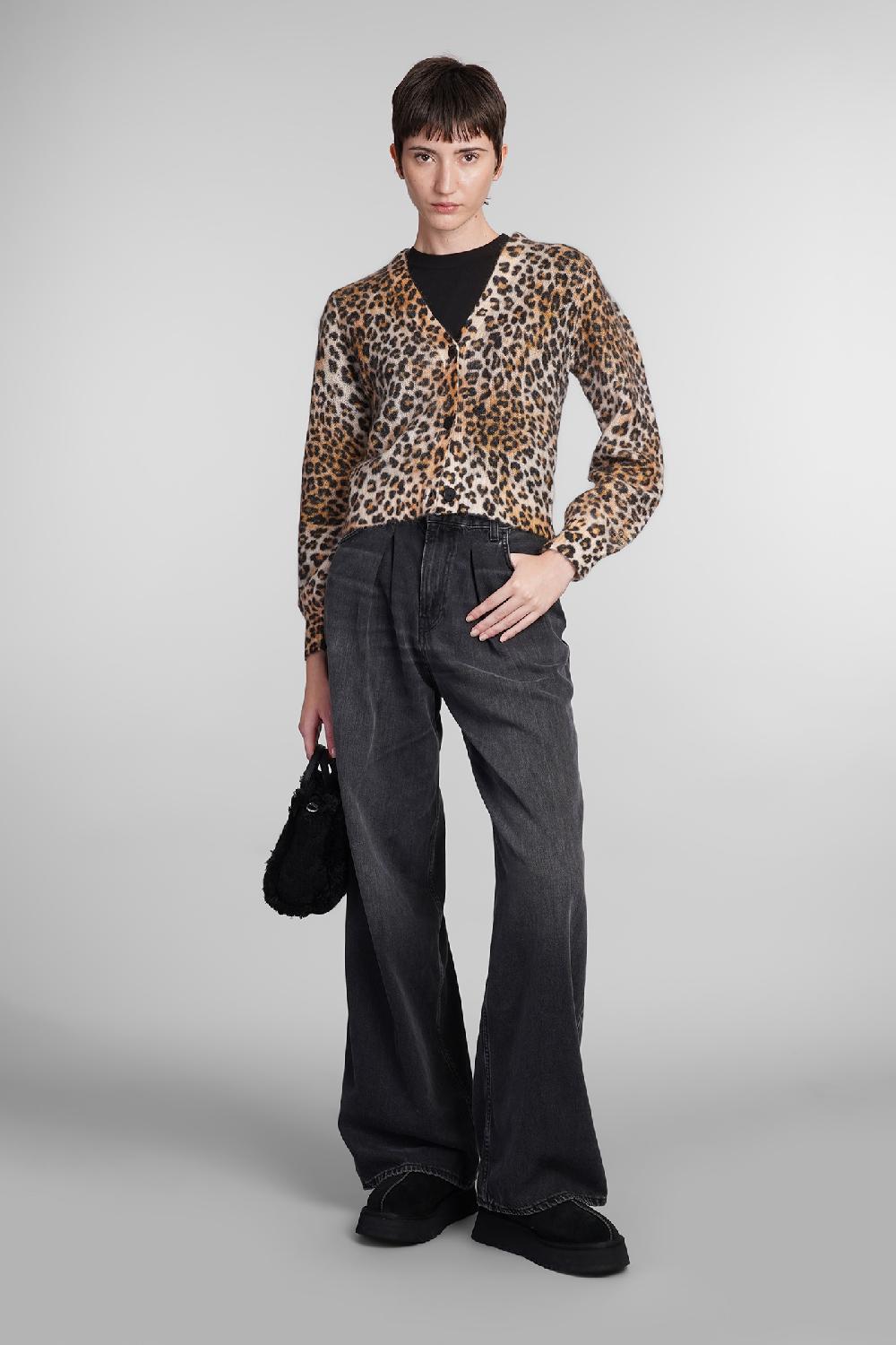 Deliberti Saint Barth Mc2 Cardigan Lyxa W In Lana Animalier Cod. 408943 - Deliberti The Luxury Shopping