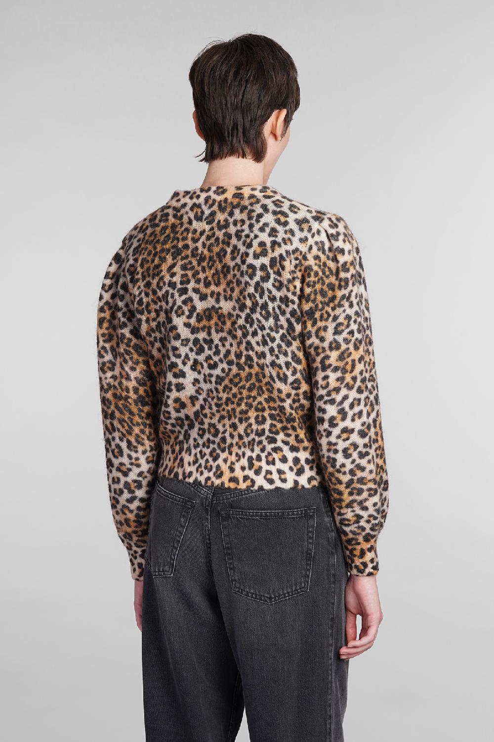 Deliberti Saint Barth Mc2 Cardigan Lyxa W In Lana Animalier Cod. 408943 - Deliberti The Luxury Shopping