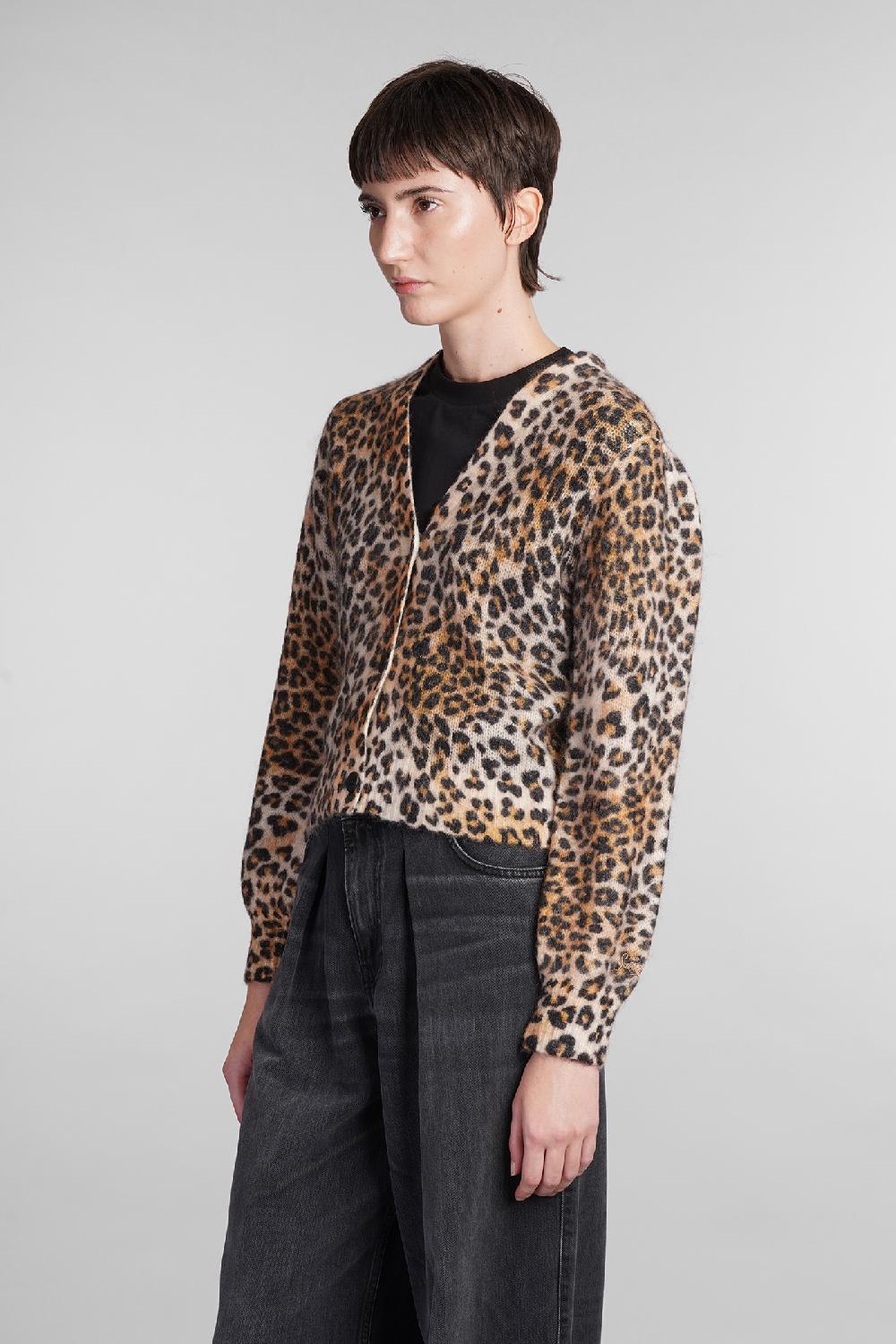 Deliberti Saint Barth Mc2 Cardigan Lyxa W In Lana Animalier Cod. 408943 - Deliberti The Luxury Shopping