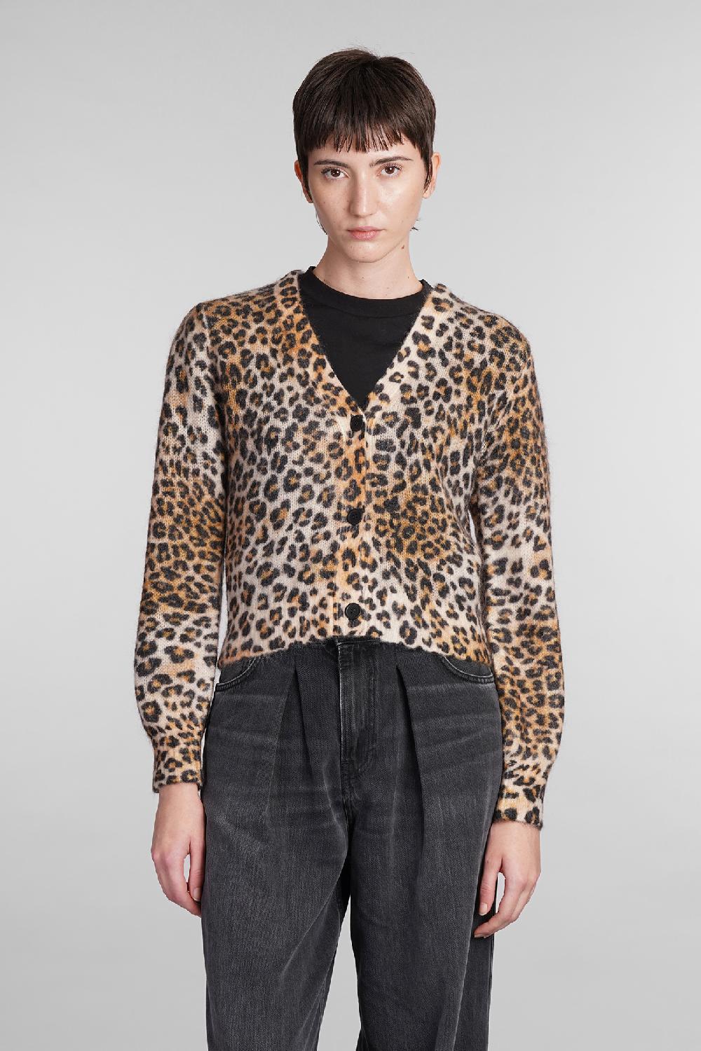 Deliberti Saint Barth Mc2 Cardigan lyxa w in lana animalier cod. 408943 - Deliberti The Luxury Shopping