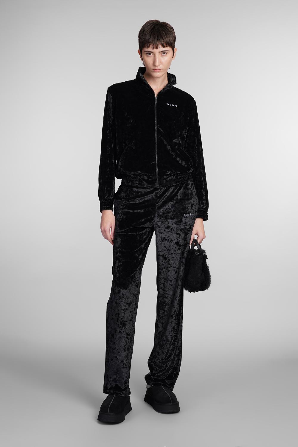 Deliberti Saint Barth Mc2 Felpa Miriam In Poliestere Nero Cod. 408945 - Deliberti The Luxury Shopping