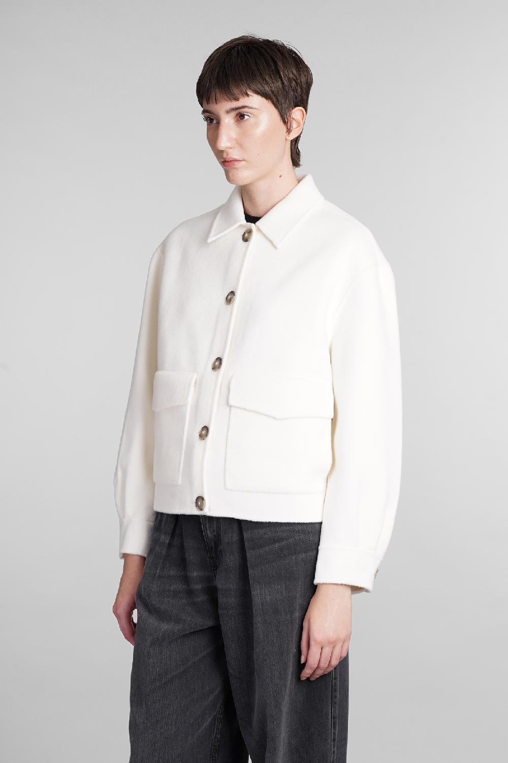 Deliberti Saint Barth Mc2 Giacca Casual Bonnibel In Lana Beige Cod. 408932 - Deliberti The Luxury Shopping