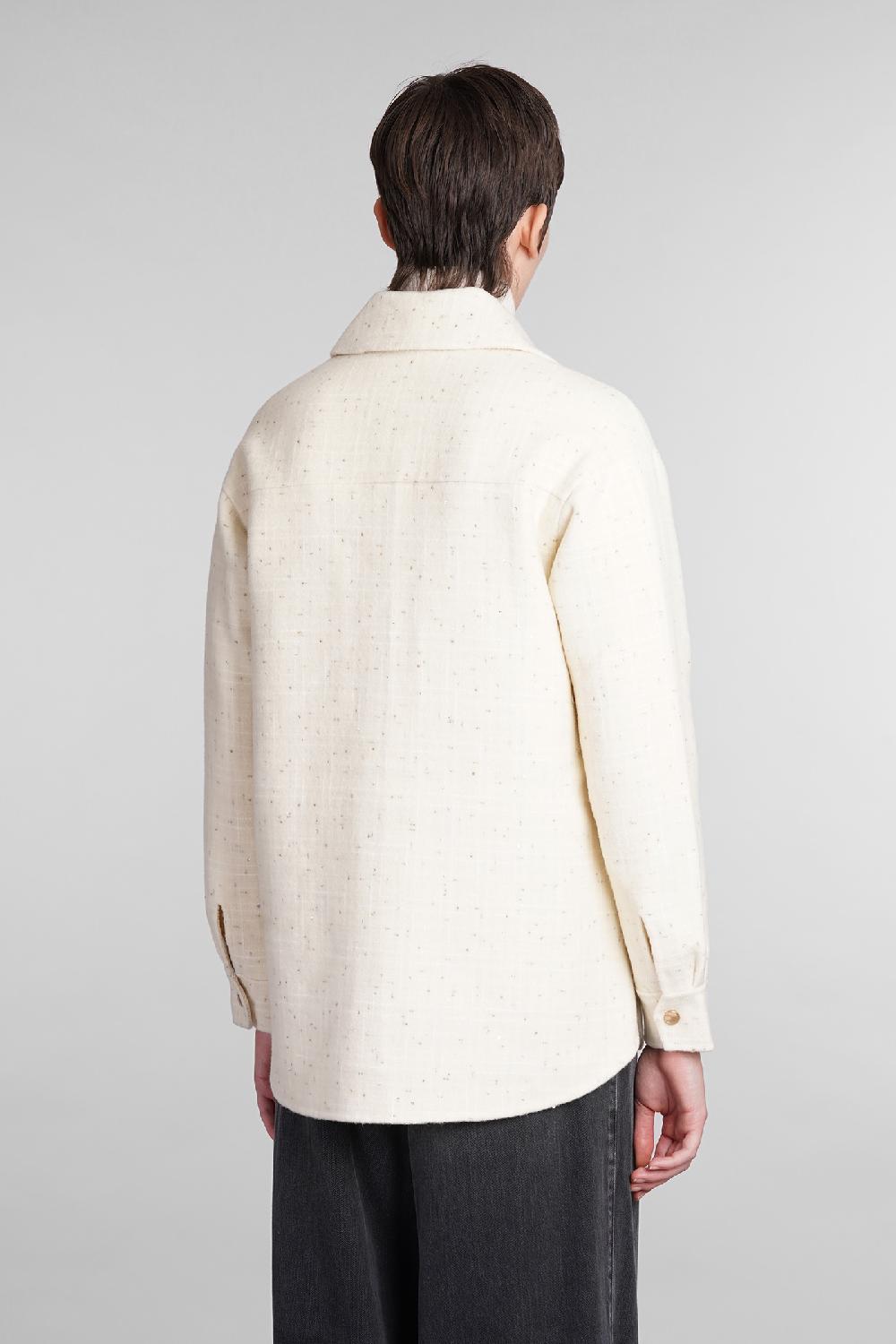 Deliberti Saint Barth Mc2 Giacca Casual Chantel In Lana Beige Cod. 408933 - Deliberti The Luxury Shopping