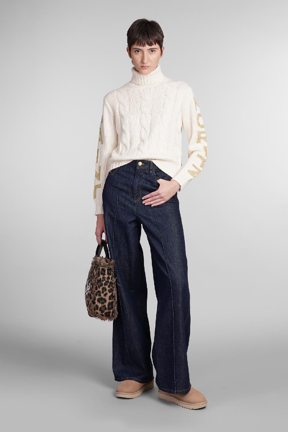 Deliberti Saint Barth Mc2 Maglia Adler In Lana Beige Cod. 409277 - Deliberti The Luxury Shopping