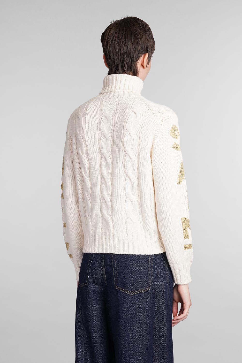 Deliberti Saint Barth Mc2 Maglia Adler In Lana Beige Cod. 409277 - Deliberti The Luxury Shopping