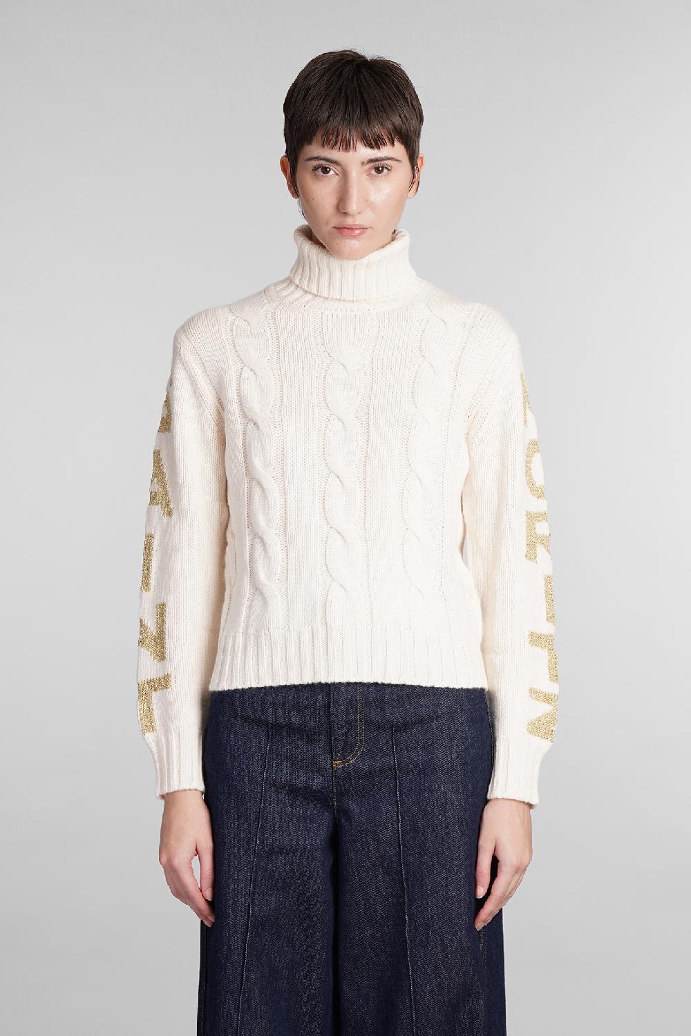 Deliberti Saint Barth Mc2 Maglia adler in lana beige cod. 409277 - Deliberti The Luxury Shopping