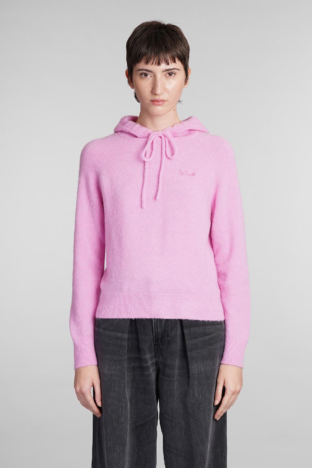 Deliberti Saint Barth Mc2 Maglia elide in lana rosa cod. 408939 - Deliberti The Luxury Shopping