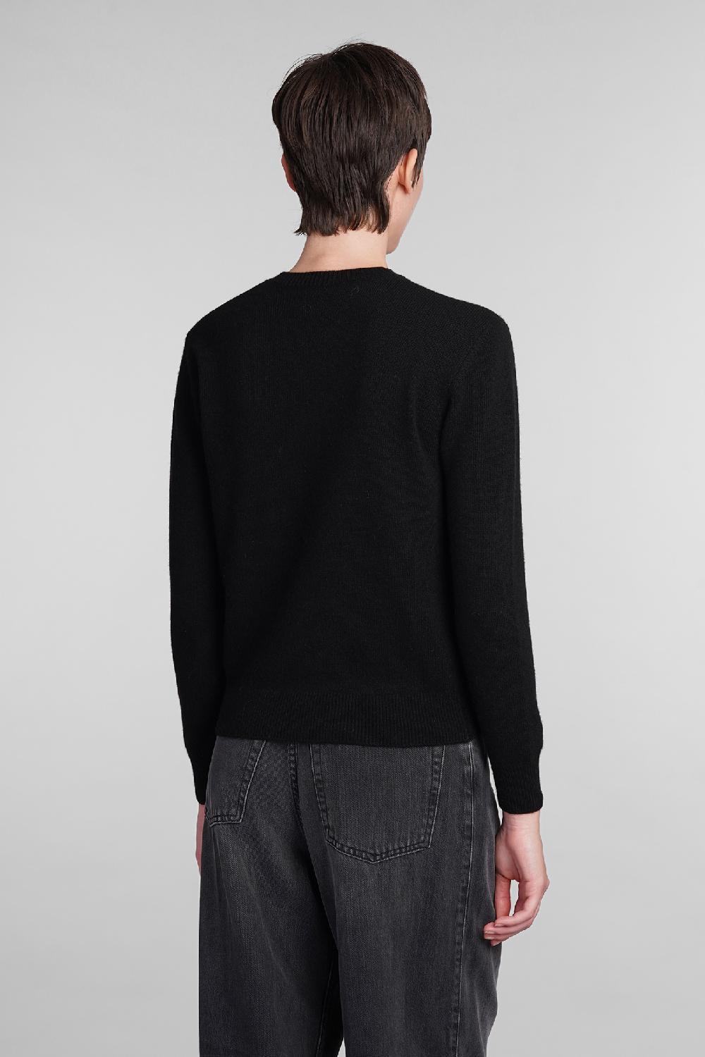 Deliberti Saint Barth Mc2 Maglia New Queen In Lana Nera Cod. 408948 - Deliberti The Luxury Shopping