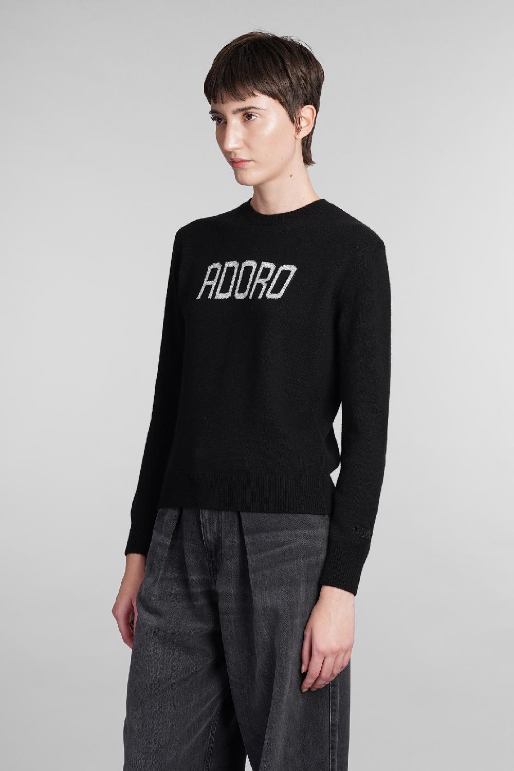 Deliberti Saint Barth Mc2 Maglia New Queen In Lana Nera Cod. 408948 - Deliberti The Luxury Shopping