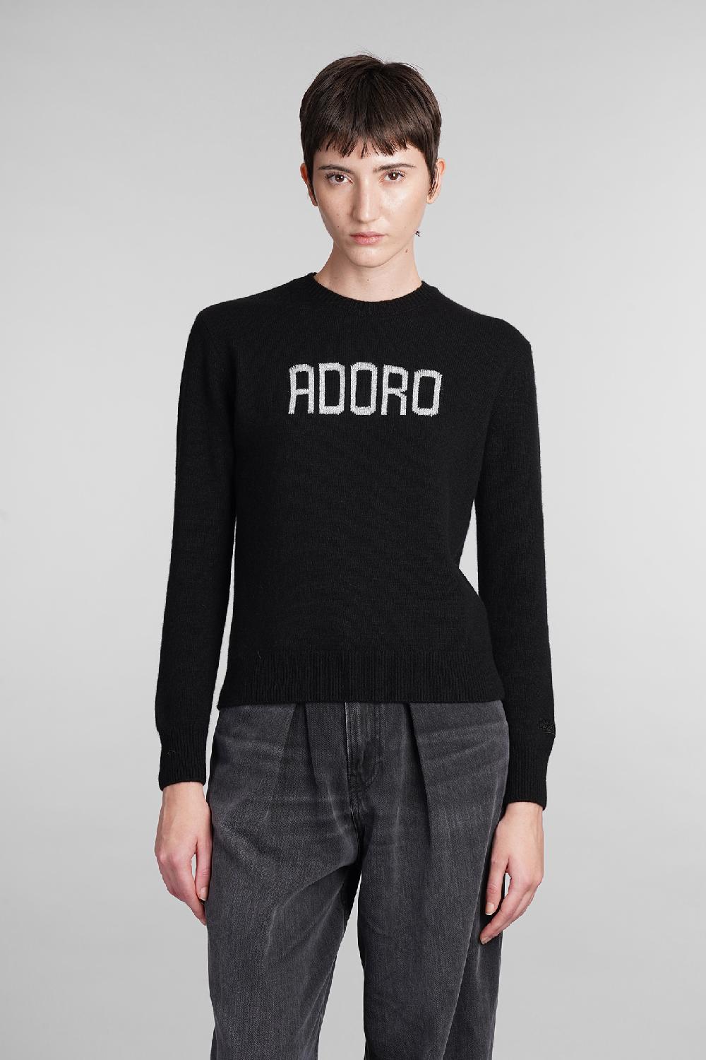 Deliberti Saint Barth Mc2 Maglia new queen in lana nera cod. 408948 - Deliberti The Luxury Shopping