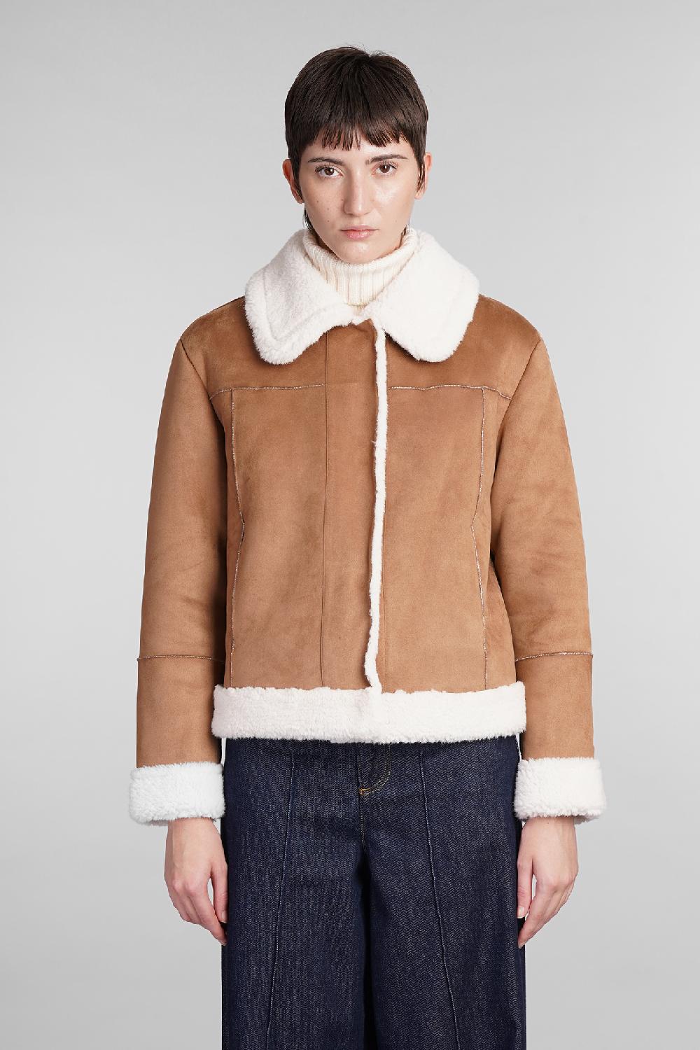 Deliberti Saint Barth Mc2 Montone lorayne in poliestere marrone cod. 408942 - Deliberti The Luxury Shopping