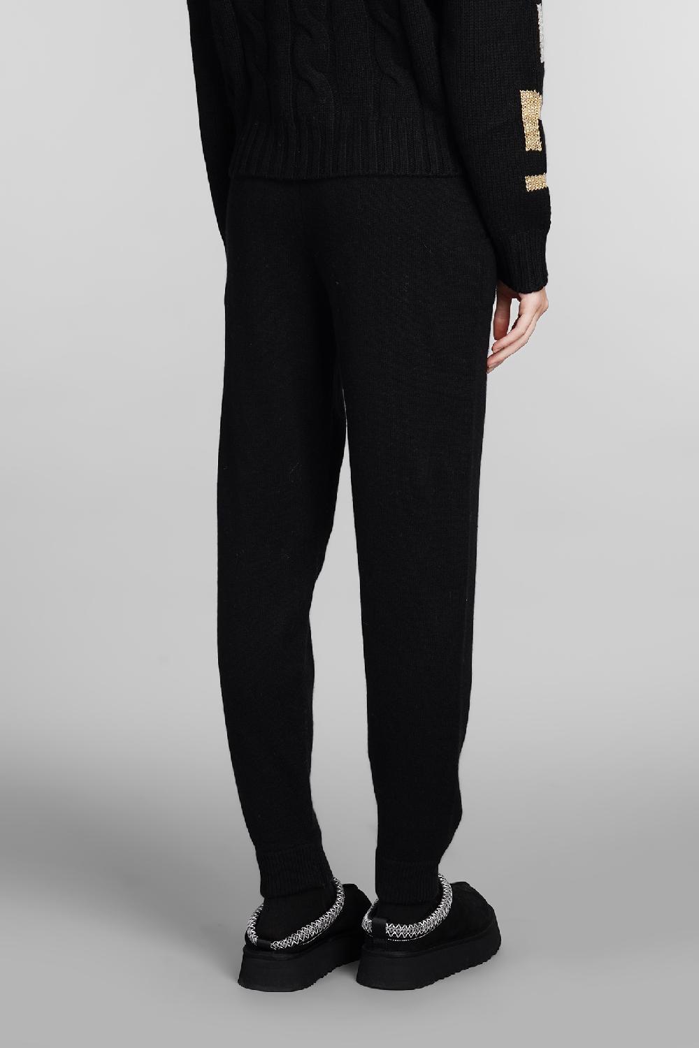 Deliberti Saint Barth Mc2 Pantalone Grenelle In Lana Nera Cod. 409659 - Deliberti The Luxury Shopping