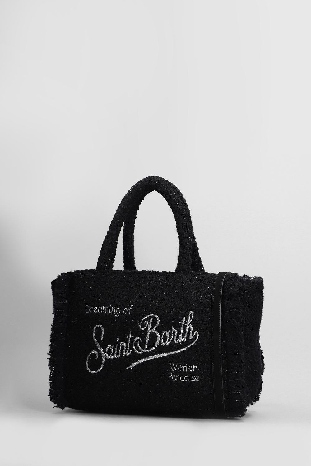 Deliberti Saint Barth Mc2 Tote Colette Classic In Poliestere Nero Cod. 409658 - Deliberti The Luxury Shopping