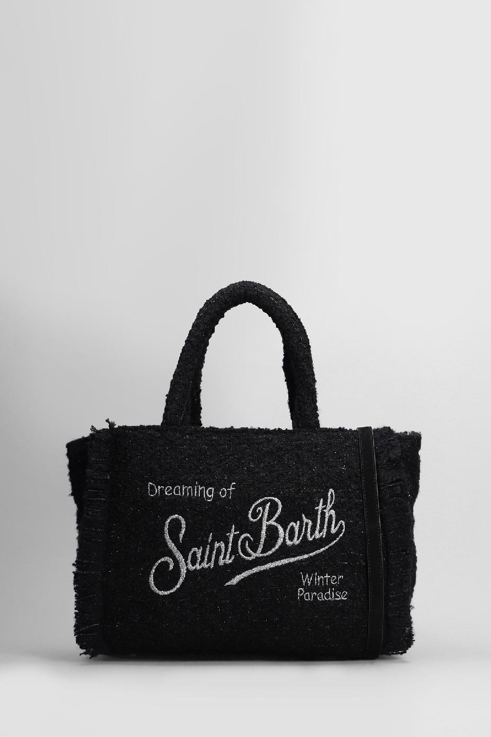 Deliberti Saint Barth Mc2 Tote colette classic in poliestere nero cod. 409658 - Deliberti The Luxury Shopping
