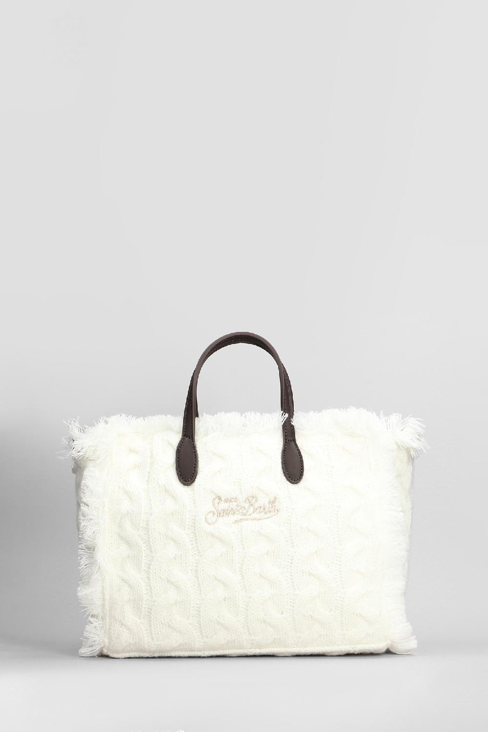 Deliberti Saint Barth Mc2 Tote Colette W In Acrilico Beige Cod. 408936 - Deliberti The Luxury Shopping