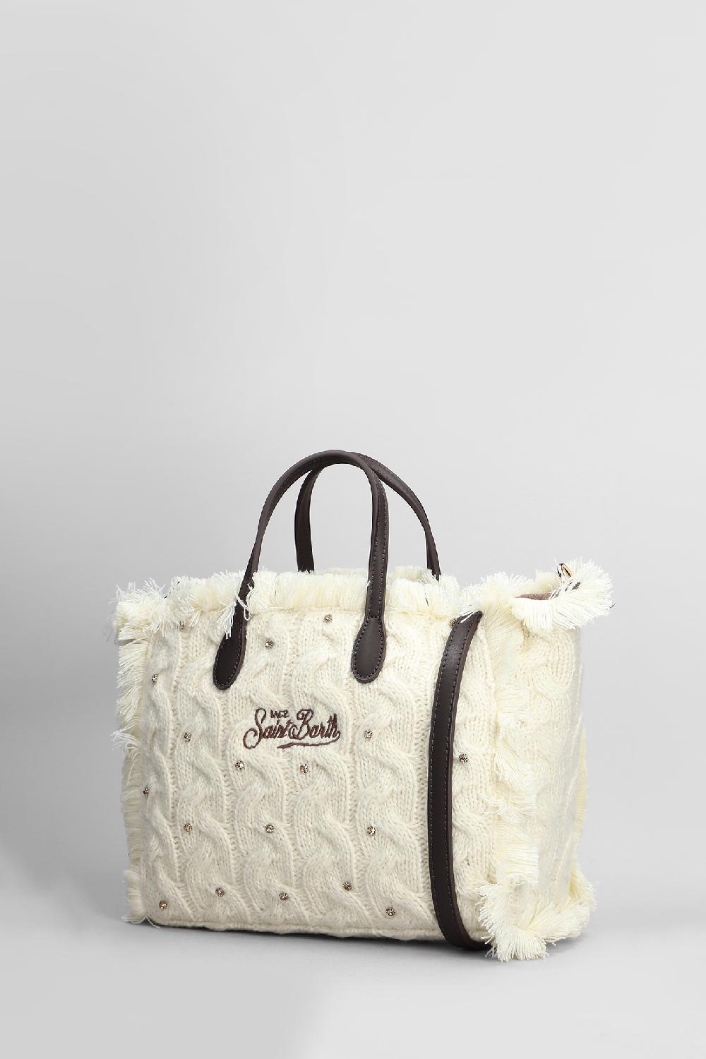 Deliberti Saint Barth Mc2 Tote Colette W In Acrilico Beige Cod. 408937 - Deliberti The Luxury Shopping