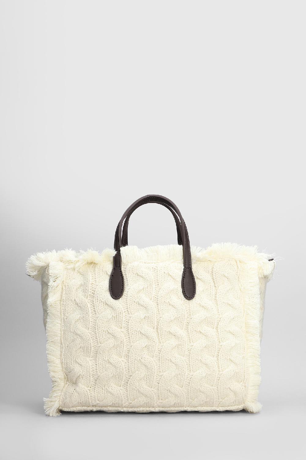 Deliberti Saint Barth Mc2 Tote Colette W In Acrilico Beige Cod. 408937 - Deliberti The Luxury Shopping