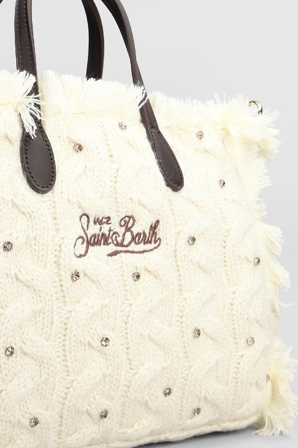 Deliberti Saint Barth Mc2 Tote Colette W In Acrilico Beige Cod. 408937 - Deliberti The Luxury Shopping