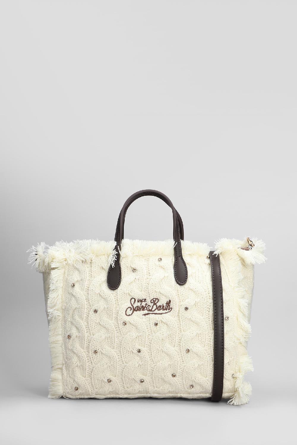 Deliberti Saint Barth Mc2 Tote colette w in acrilico beige cod. 408937 - Deliberti The Luxury Shopping