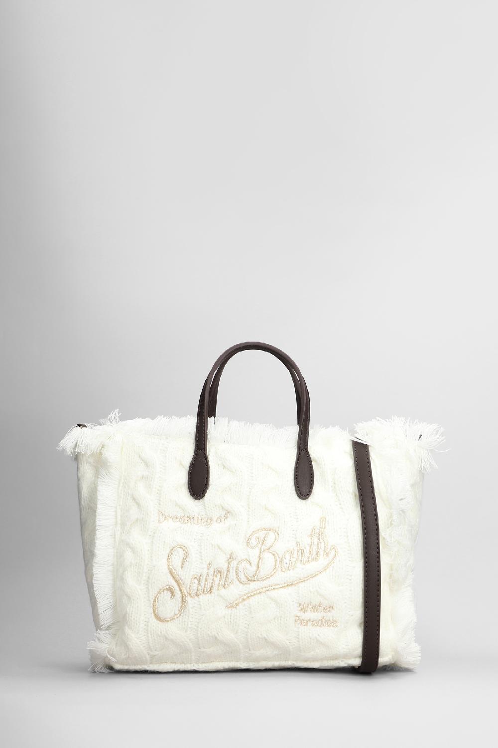 Deliberti Saint Barth Mc2 Tote colette w in acrilico beige cod. 408936 - Deliberti The Luxury Shopping